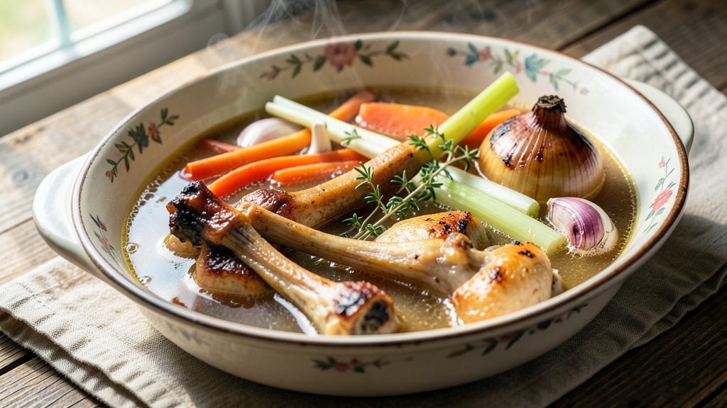 Old Fashioned Chicken Broth Recipe: Celery-Crusted Depth in Every Spoonful