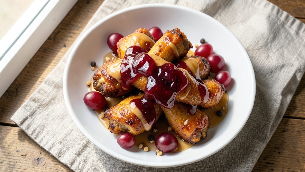 Peanut Butter and Jelly Chicken Wings Recipe: Nutty-Sweet Glaze with Crispy Edges