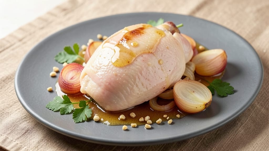 Poached Chicken Recipe: Silky-Smooth Skin and Juicy Centers