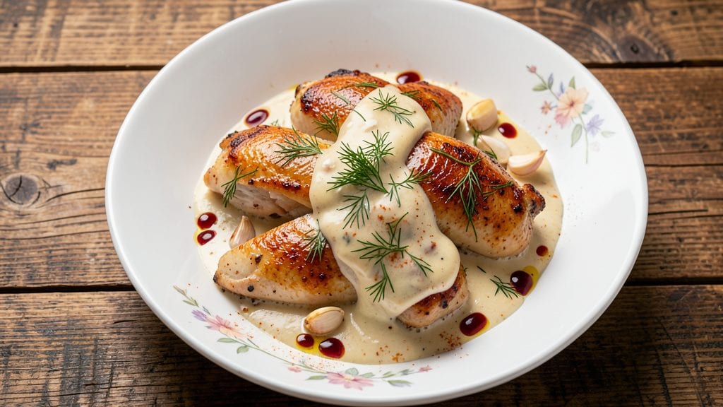Polish Chicken Recipe: Juicy Marinated in Sour Cream and Dill
