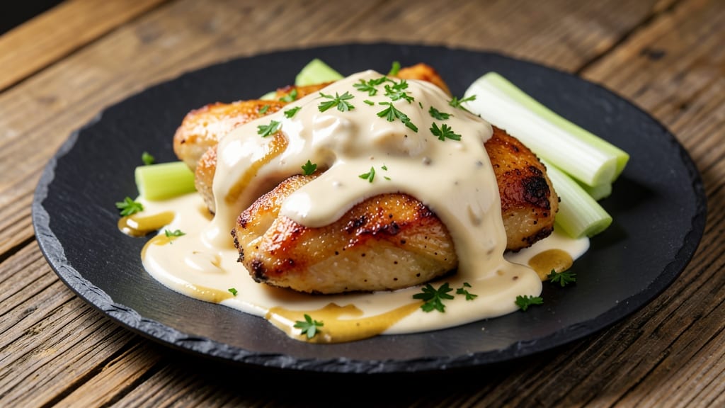 Velveeta Chicken Recipe: Crispy Celery-Topped Cheese Fondue Magic